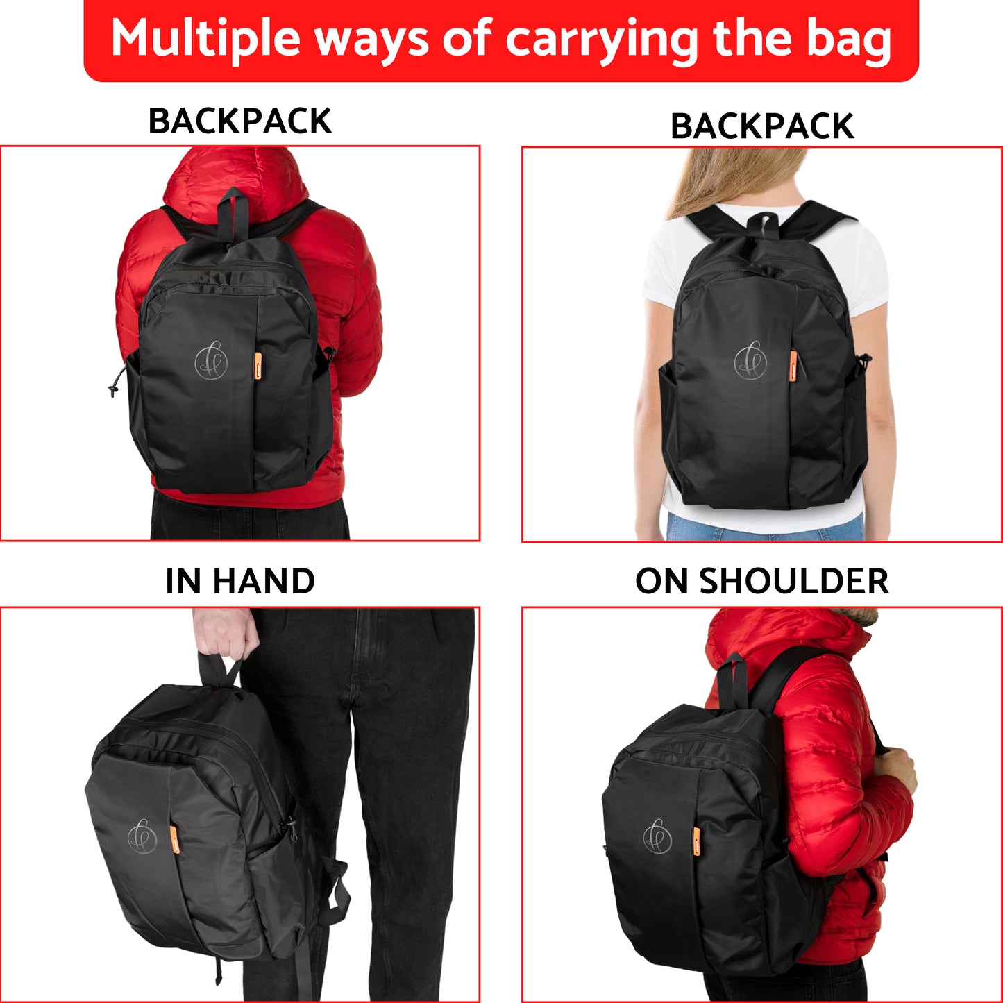 Home Luxury Point Ultralight Stylish Casual Backpack for Men, Women, Girls and Boys