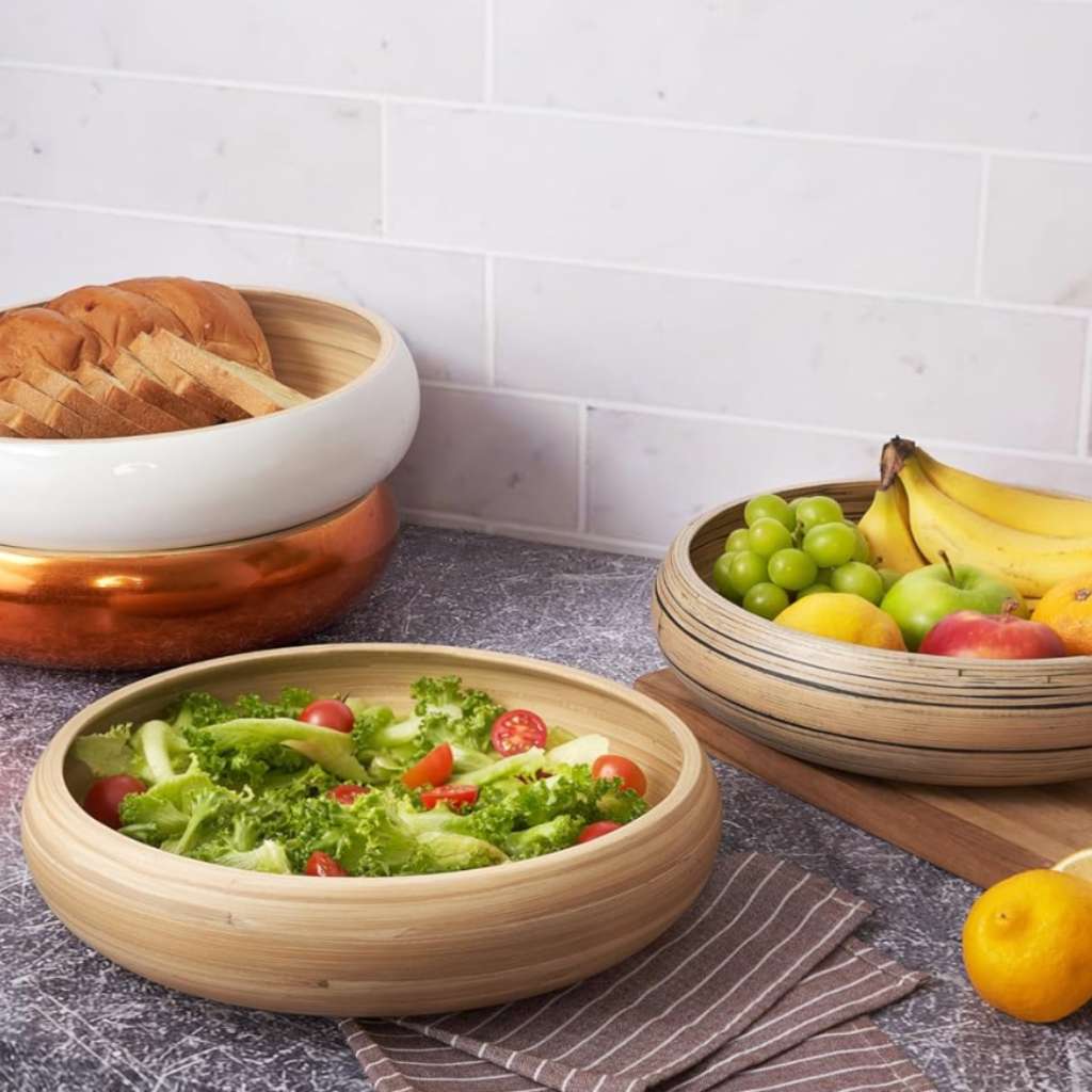 Bamboo Fruit Bowl (Natural)-3