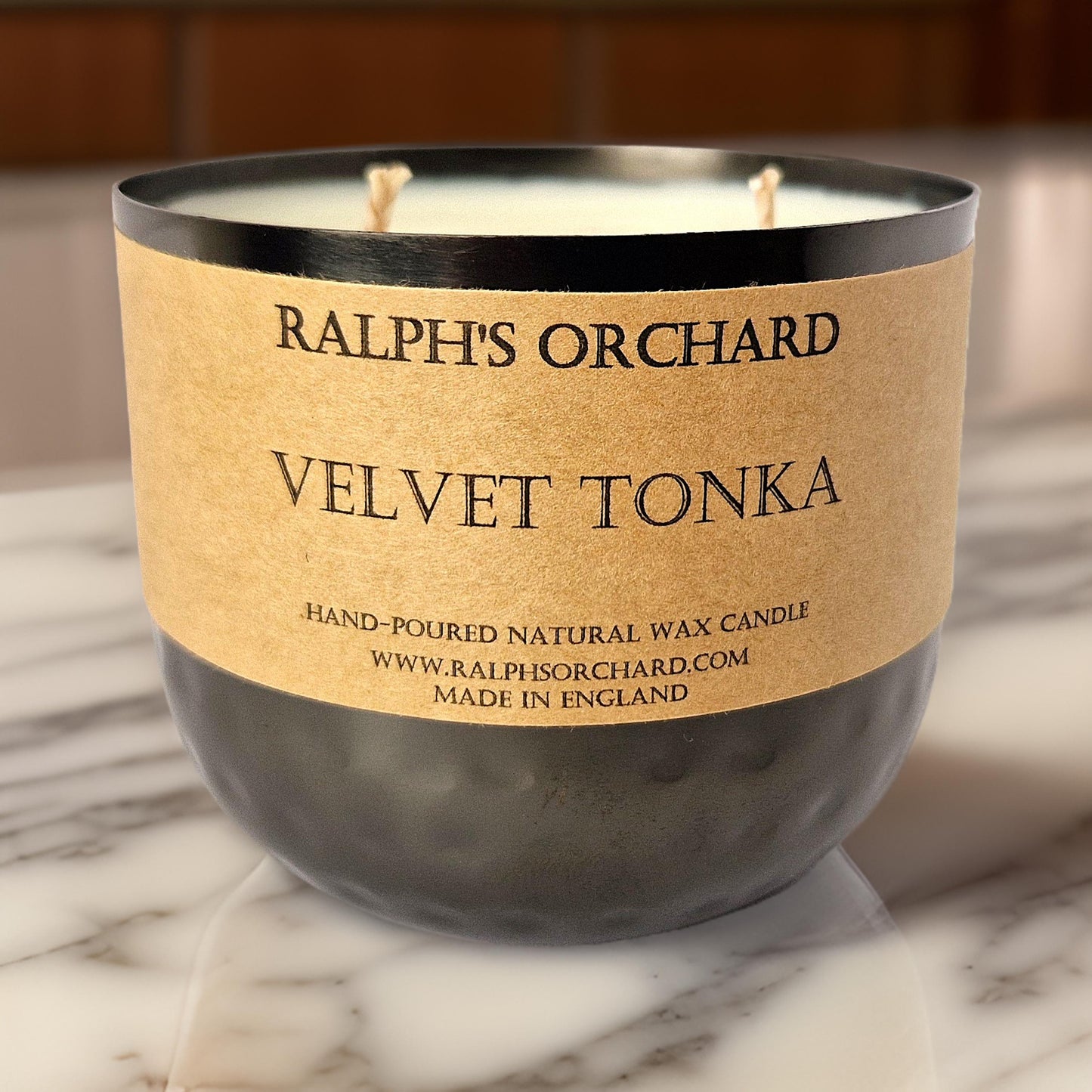 Velvet Tonka Candle – Lavender, Tonka & Amber Scent-2