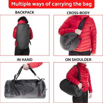 Sports Bag – Black Gym Duffle Bag Men/Women - Clearance