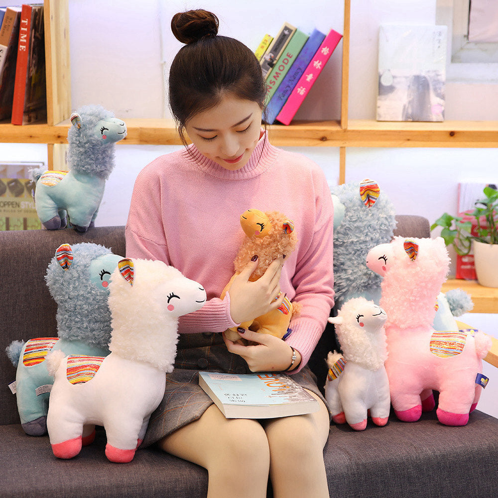 Alpaca Llama Plush Toy Doll Animal Stuffed Animal Dolls-0
