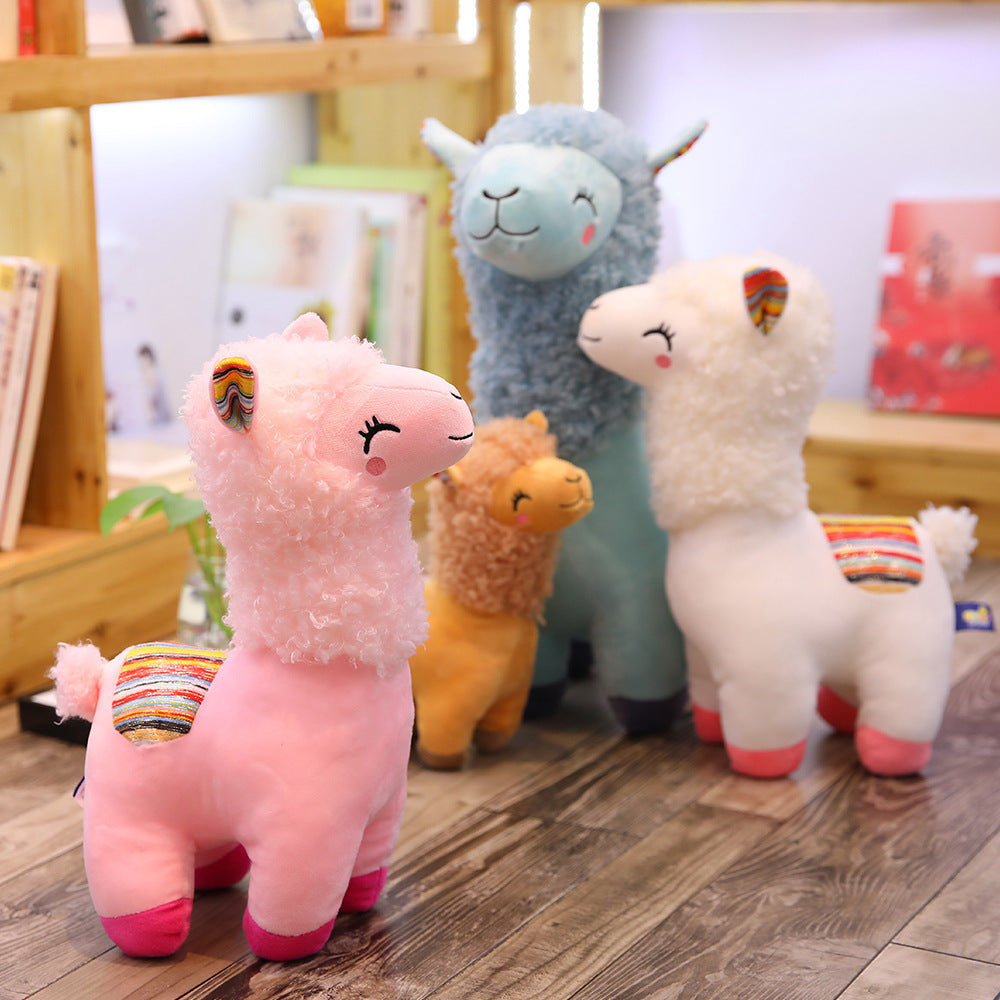 Alpaca Llama Plush Toy Doll Animal Stuffed Animal Dolls-3