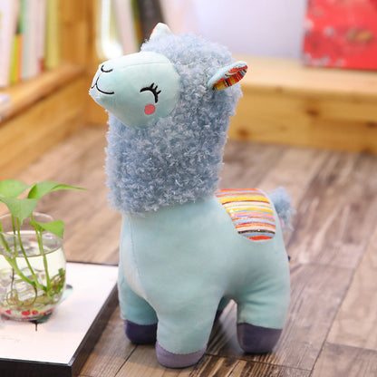 Alpaca Llama Plush Toy Doll Animal Stuffed Animal Dolls-4