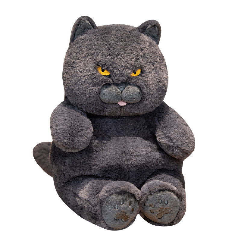 British Shorthair Blue Cat Plush Stuffed Toy-3