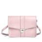 Leather Shoulder Bag - Rose Quartz-0