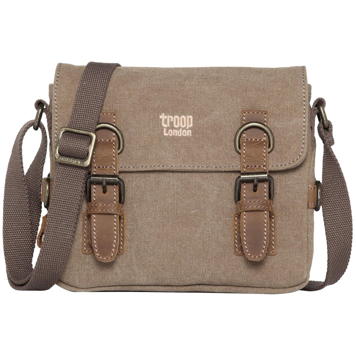 TRP0111 Troop London Classic Canvas Across Body Bag Travel Bag-6