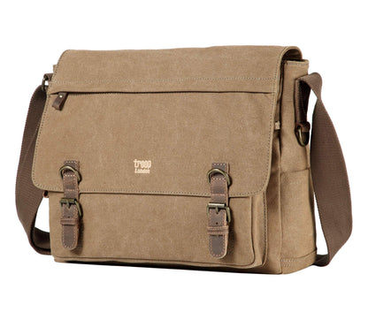TRP0207 Troop London Classic Canvas Laptop Messenger Bag | Canvas Laptop Messenger Bag, Troop London Classic, Durable Travel Bag-6
