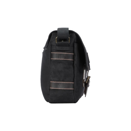 TRP0548 Troop London Heritage Canvas Messenger Bag, Shoulder Bag, 13” Laptop Bag-3