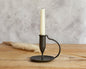 Nero Iron Rustic Candle Holder-0