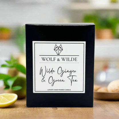 Ginger & Green Tea Luxury Aromatherapy Handmade Scented Candle-1