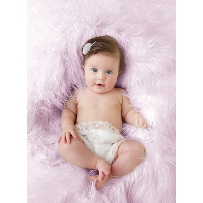 Luxury Faux Fur Baby Blanket - Pink-Clearance-3