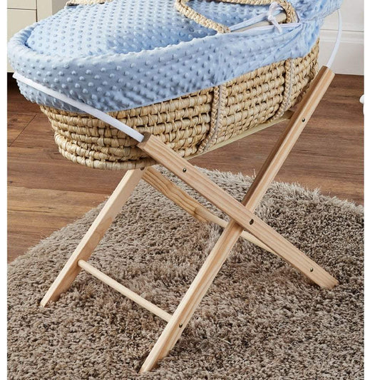Natural Moses Basket Folding Stand-0