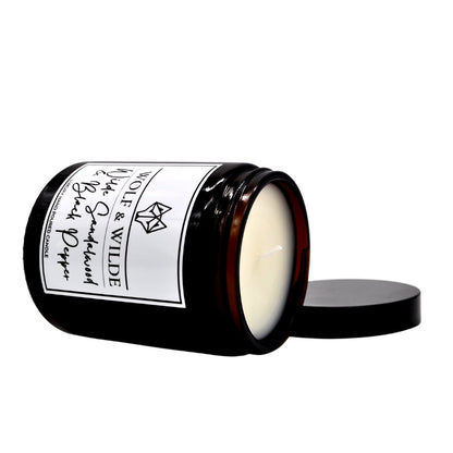 Wilde Sandalwood & Black Pepper Luxury Aromatherapy Scented Candle-2