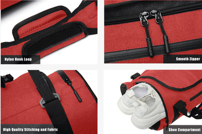 Red Gym Duffle Bag for Men/Women