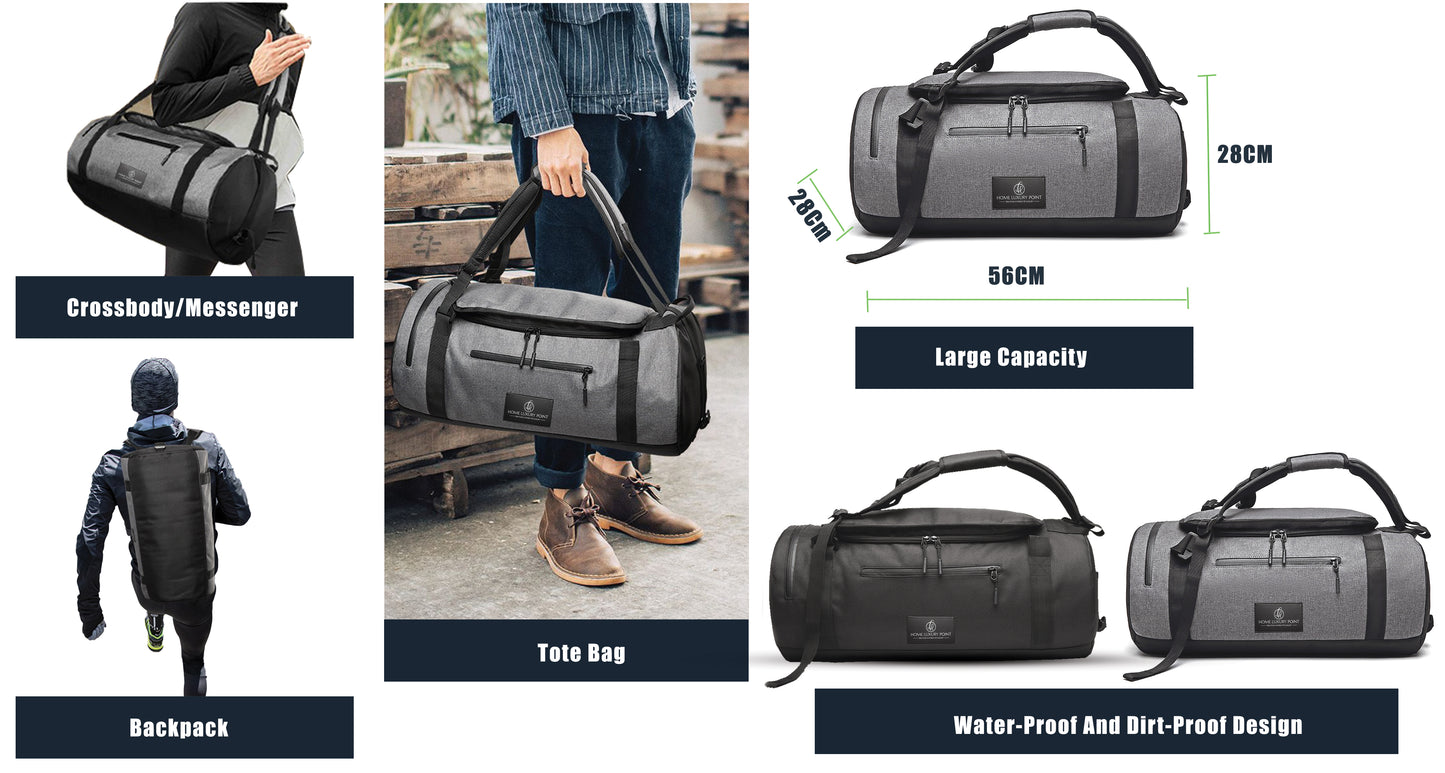 Backpack Tote Cross-body Messenger Large Capacity Bag