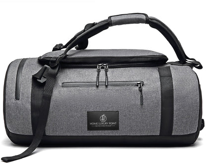Grey Gym and Travel Bag
